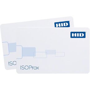 بطاقة القرب الأصلية HID ISOProx II 1386 LGGMN PVC للتحكم في الوصول. تنسيق قياسي 26 بت H10301. (25 عبوة) (25 عبوة، غطاء أصلي) in Kuwait