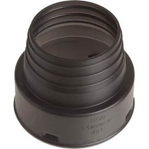 NDS 451 4" Corrugated Hub Adaptor , Black in Saudi Arabia