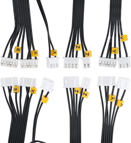 FYSETC 3D Printer Parts Ender 3 Stepper Motor Cable X Y Z Axis Stepper Motor and Limited Switch Endstop Cable for Ender 3/ Ender 3 Pro/Ender 3X-3Pcs in Saudi Arabia