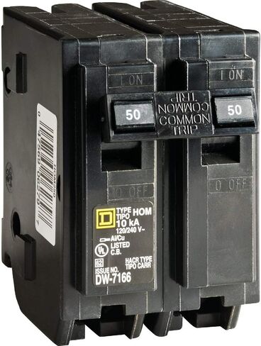 Square D - HOM250CP Circuit Breaker, Black in Saudi Arabia