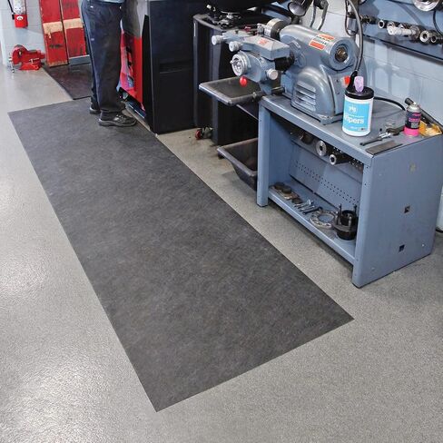 New Pig Grippy Floor Mat Industrial Entrance Mat with Adhesive Backing 3' x 100' Mat Runner Gray GRP36200-GY in Kuwait