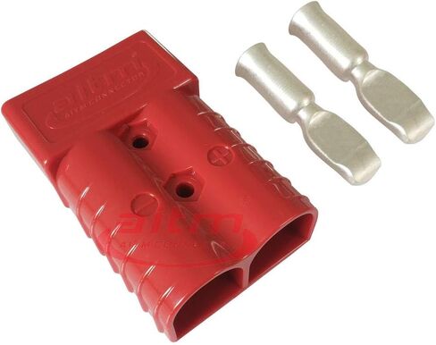 350A Battery Connector AWG 2/0 Quick Connect Battery Modular Power Connectors Quick Disconnect (Red) in Saudi Arabia