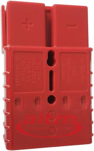 350A Battery Connector AWG 2/0 Quick Connect Battery Modular Power Connectors Quick Disconnect (Red) in Saudi Arabia