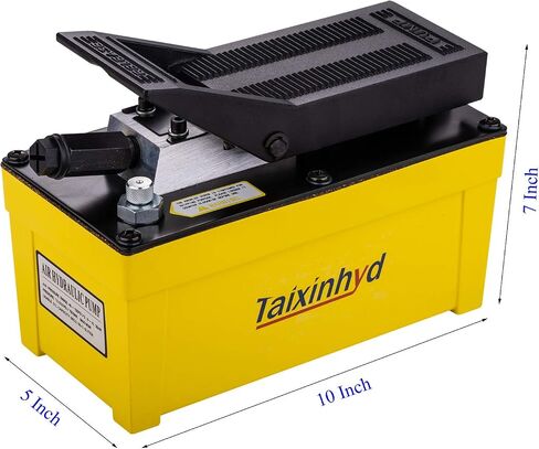 Taixinhyd Hydraulic Pump Air Hydraulic Foot Pump Aluminum Tank 98 CU.in 10000 PSI Air Actua Treadle Hydraulic Pump in Saudi Arabia