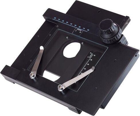 AmScope GT100 X-Y Gliding Table - Manual Stage For Microscopes, Black in Saudi Arabia