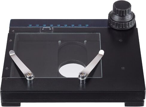 AmScope GT100 X-Y Gliding Table - Manual Stage For Microscopes, Black in Saudi Arabia
