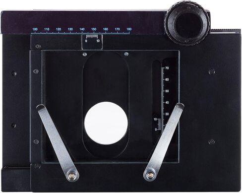 AmScope GT100 X-Y Gliding Table - Manual Stage For Microscopes, Black in Saudi Arabia