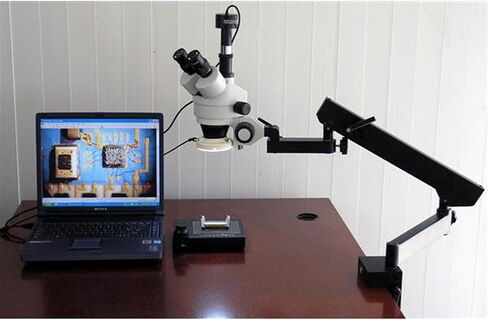 AmScope GT100 X-Y Gliding Table - Manual Stage For Microscopes, Black in Saudi Arabia