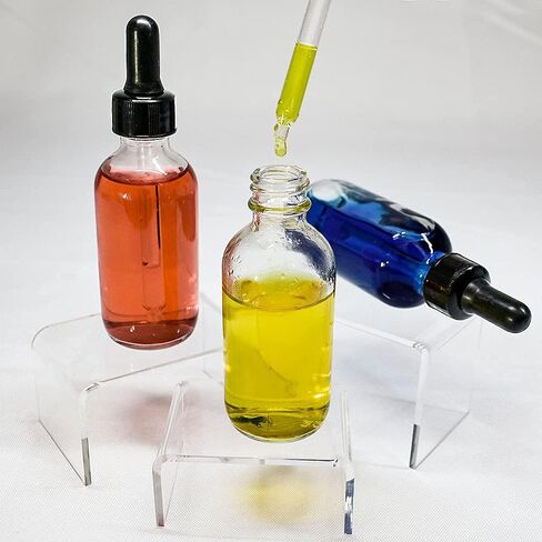 GBO GLASSBOTTLEOUTLET.COM (Pack of 80) 2 oz. Clear Boston Round with Black Glass Dropper in Kuwait