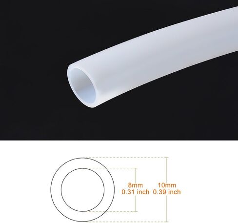 Uxcell PTFE Tubes 6mm ID x 7mm OD x 1M 3.3ft PTFE أنبوب للطابعة PLA ABS ثلاثية الأبعاد in Kuwait