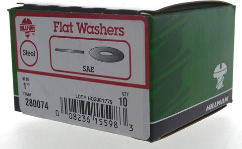 Hillman 280064 SAE 1/2 بوصة مغسول مسطح، 50 قطعة in Kuwait