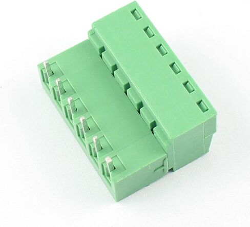 DBParts 10 Sets 6-Pin (6 القطب) 3.81 مللي متر زاوية الملعب برغي محطة كتلة لوحة توصيل PCB جبل لتقوم بها بنفسك in Saudi Arabia