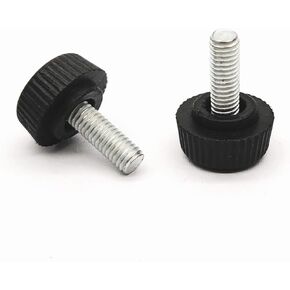 M4-0.7x10mm Thumb Screw Knobs Grip Thumb Screw Threaded Knurled Knobs Grip 10pcs