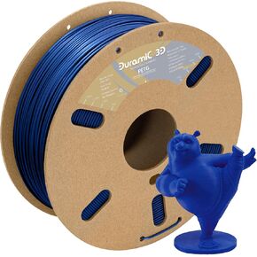 DURAMIC 3D PETG Filament 1.75mm Army blue, 3D Printing filament 1kg Spool(2.2lbs), Army blue Filament 1.75mm Dimensional Accuracy +/- 0.05 mm Non-Tangling Non-Clogging Non-Stringing