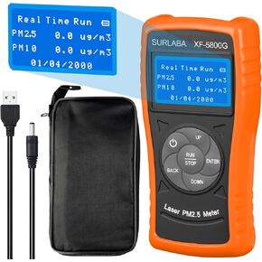 كاشف غاز الأمونيا المحمول، شاشة 0 ~ 100 جزء في المليون Nh3 XF-5800G USB قابلة لإعادة الشحن مع درجة الحرارة (℉/درجة مئوية)، والرطوبة، ومراقبة الإنذار لمزارع الدواجن والصناعة in Kuwait