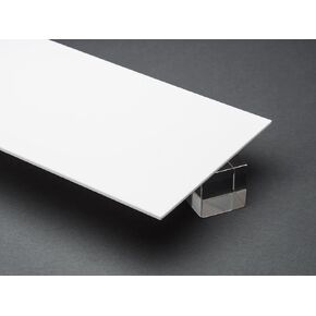 1/8" (3mm) Solid White Acrylic 12"x12" Sheet Plexiglass Cast AZM in Kuwait
