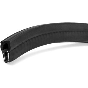 QWORK 20 Feet EPDM Rubber Trim Seal with Top Bulb, Fits Edge 1/16" to 1/8" in Saudi Arabia