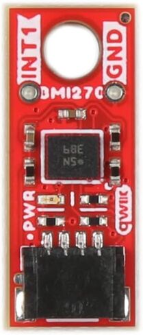 SparkFun Micro 6DoF IMU Breakout - BMI270 (Qwiic) متكامل للغاية ومنخفض الطاقة IMU على الرقاقة ميزات مقاطعة الحركة، الأبعاد: 0.3 بوصة. × 0.75 بوصة، 1.8 فولت و3.3 فولت. in Saudi Arabia