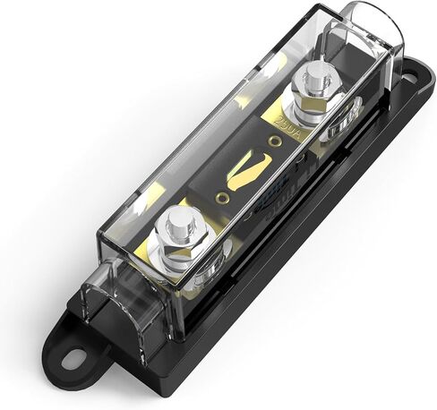 حامل مصهر ANL 400A من LiTime، مجموعة كتلة مصهر ANL مضمنة مع مصهر ANL بقدرة 250 أمبير لنظام الصوت والفيديو في قارب السيارة in Kuwait