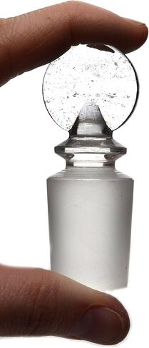 Stopper - Penny Head, Solid Cone, Made of Borosilicate Glass, Size 24/29 - Eisco Labs in Saudi Arabia