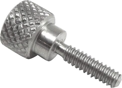 10 عبوات من خيوط 6-32 × 1/2 بوصة 303 من الفولاذ المقاوم للصدأ الماسي المخرش ومقابض مسامير الإبهام مع أكتاف مستقيمة وخيوط اليد اليمنى SAE طرف مسطح غير مطلي in Kuwait