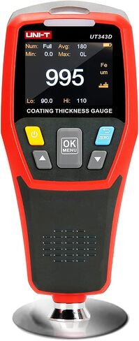 UNI-T UT343D Digital Coating Thickness Gauge Meter Tester Range 0 to 1250um with USB Data Function in Saudi Arabia