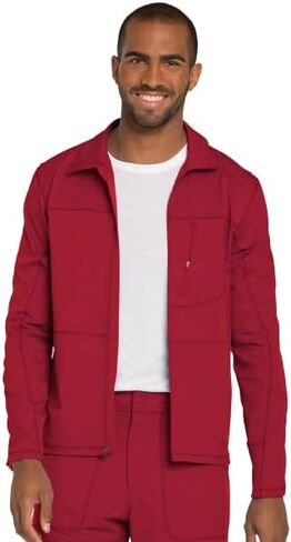 Dickies Dynamix Men Warm Up Scrubs Jacket Zip Front DK310 in Saudi Arabia