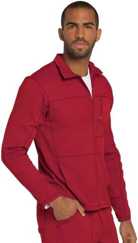 Dickies Dynamix Men Warm Up Scrubs Jacket Zip Front DK310 in Saudi Arabia