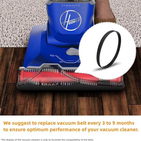 أحزمة بديلة من JEDELEOS لجهاز Hoover MaxLife Total Home Pet Vacuum Model UH74100 وUH74100M، حزام مسطح غير قابل للتمدد (عبوة من قطعتين) in Kuwait