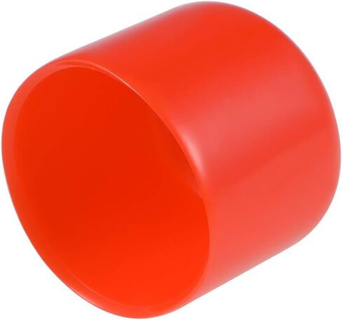 uxcell 15pcs Rubber End Caps 3/4"(19mm) ID Vinyl Round End Cap Cover Screw Thread Protectors Red in Kuwait