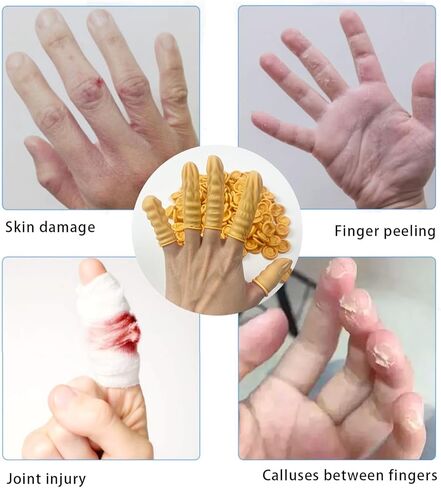 مهود الأصابع، أغطية الأصابع، واقيات الأصابع، قفازات الأصابع الكبيرة للاستعمال مرة واحدة (200 قطعة تقريبًا) in Kuwait