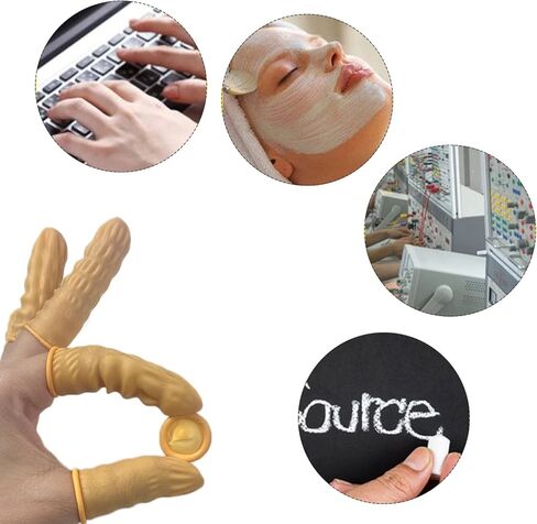 مهود الأصابع، أغطية الأصابع، واقيات الأصابع، قفازات الأصابع الكبيرة للاستعمال مرة واحدة (200 قطعة تقريبًا) in Kuwait
