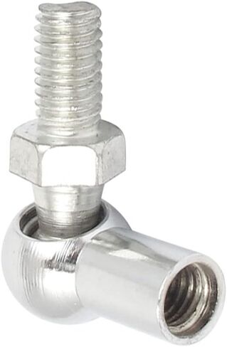 وصلة كروية زاوية 12 قطعة من Kozelo - [M8x1.25 خيط أنثى يمين، M8x1.25 خيط ذكر يمين] وصلة كوع زنبركية غازية مناسبة للسيارات، باب مفصلي، خزانة in Kuwait