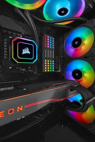 Corsair iCUE H150i Elite، CW-9060048-WW، Capellix، مضخة RGB + مراوح، 360 ملم (متجدد) لسطح المكتب in Kuwait
