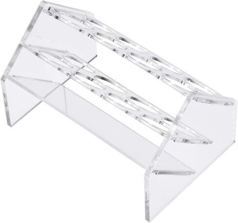 حامل أنبوب اختبار أكريليك ذو رف مائل من uxcell، 8 آبار لأنابيب الطرد المركزي سعة 50 مل in Kuwait