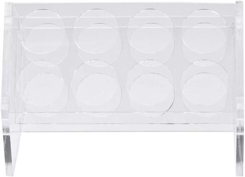 حامل أنبوب اختبار أكريليك ذو رف مائل من uxcell، 8 آبار لأنابيب الطرد المركزي سعة 50 مل in Kuwait