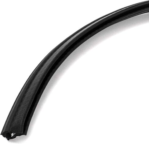 QWORK 20 Feet EPDM Rubber Trim Seal with Top Bulb, Fits Edge 1/16" to 1/8" in Saudi Arabia