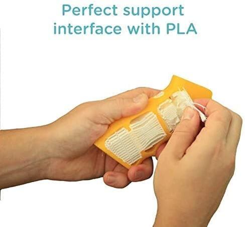 Polymaker Break Away Support Material for PLA Filament 1.75mm 750g, 3D Printer Filament Support White- PolySupport Filament for 3D Printer Filament PLA Easy Support Removal in Saudi Arabia