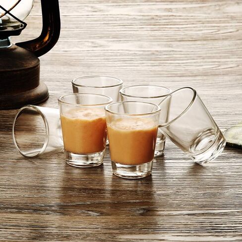 BCnmviku 1.5 oz Shot Glasses Sets with Heavy Base, Clear Shot Glass (4 Pack) in Kuwait