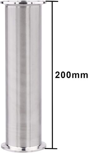 Sanitary Spool Tube with Clamp Ends, 2" Length Stainless Steel 304 Seamless Round Tubing with 1.5 inch Tri Clamp 51 mm Ferrule Flange in Kuwait