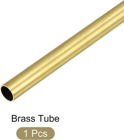 METALLIXITY Brass Tube (9mm OD x 0.5mm Wall T x 200mm L), Straight Tubing - for Home Furnishing, Machinery, DIY Handicraft in Saudi Arabia