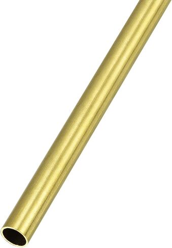 METALLIXITY Brass Tube (7mm OD x 0.25mm Wall T x 300mm L), Straight Tubing - for Home Furnishing, Machinery, DIY Handicraft in Saudi Arabia