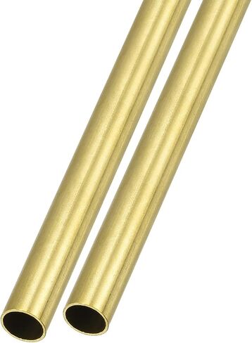 أنبوب نحاسي METALLIXITY (6.5 مم OD × 0.25 مم جدار T × 300 مم طول) قطعتان، أنابيب مستقيمة - للتأثيث المنزلي، والآلات، والحرف اليدوية اليدوية in Saudi Arabia
