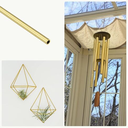 METALLIXITY Brass Tube (3mm OD x 0.5mm Wall T x 200mm L) 2Pcs, Straight Tubing - for Home Furnishing, Machinery, DIY Handicraft in Kuwait