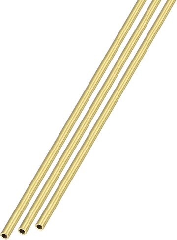 أنبوب نحاسي METALLIXITY (1.5 مم OD × 0.25 مم جدار T × 300 مم طول) 3 قطع، أنابيب مستقيمة - للأثاث المنزلي، والآلات، والحرف اليدوية اليدوية in Saudi Arabia