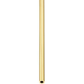8mm x 2mm x 300mm(ODxWall TxL) Brass Tube - 1Pack - Good for Machinery Equipment DIY Decorative Frame - Round Metal Tubing