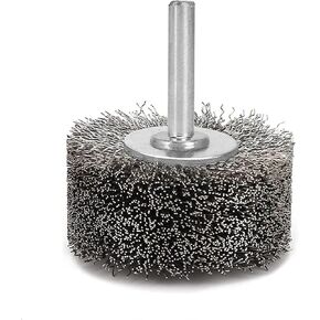 SI FANG 2 Inch Wire Wheel Brush for Drill Attachments, Heavy Duty 1" Face Width Thickened 0.0118'' Coarse Steel Wire, 1/4in Shank Scratch Bushes for Removal Paint Rust Corrosion & Stripping, 20000RPM in Saudi Arabia