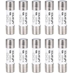 DIHOOL 10 Amp Inline Fuse for Solar connector, 4pcs solar fuses holder, DIN Rail Solar Panel Fuse in Saudi Arabia