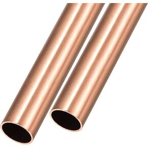 METALLIXITY Copper Tube (16mm OD x 1mm Wall T x 100mm L) 2Pcs, Straight Tubing - for Home Furnishing, Machinery, DIY Handicraft in Kuwait