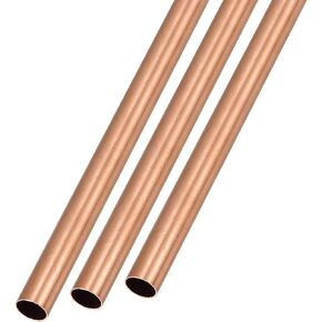 METALLIXITY Copper Tube (9mm OD x 0.25mm Wall T x 300mm L) 3Pcs, Straight Tubing - for Home Furnishing, Machinery, DIY Handicraft in Saudi Arabia
